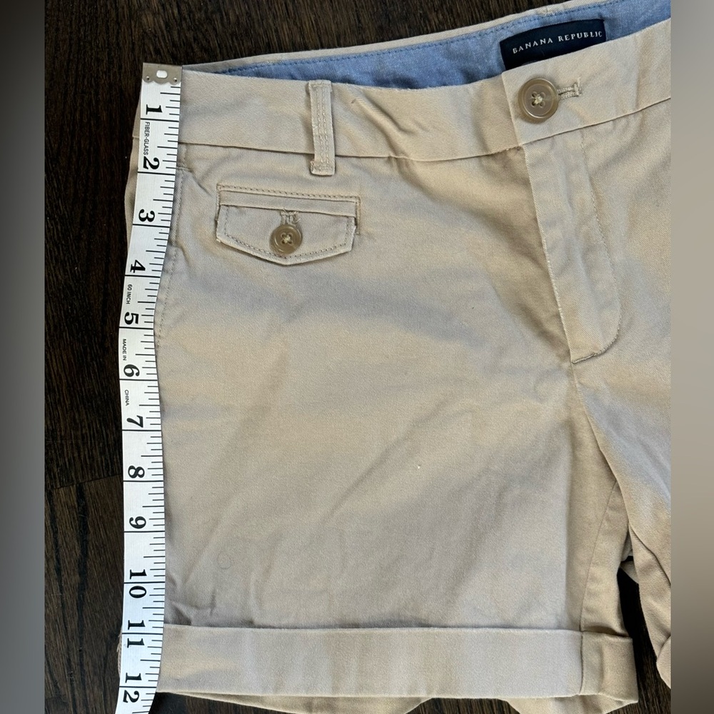 Banana Republic Women's Beige Shorts Size 4 - Picture 4 of 7